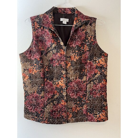 Cristopher Banks Fall Vest Medium Womens - Picture 1 of 7
